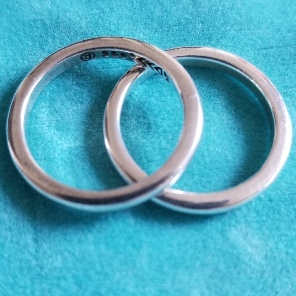 Silpada Sterling Silver Rings Size 8